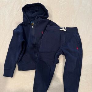 Polo Ralph Lauren Kids Navy Hoodie & Jogger Set